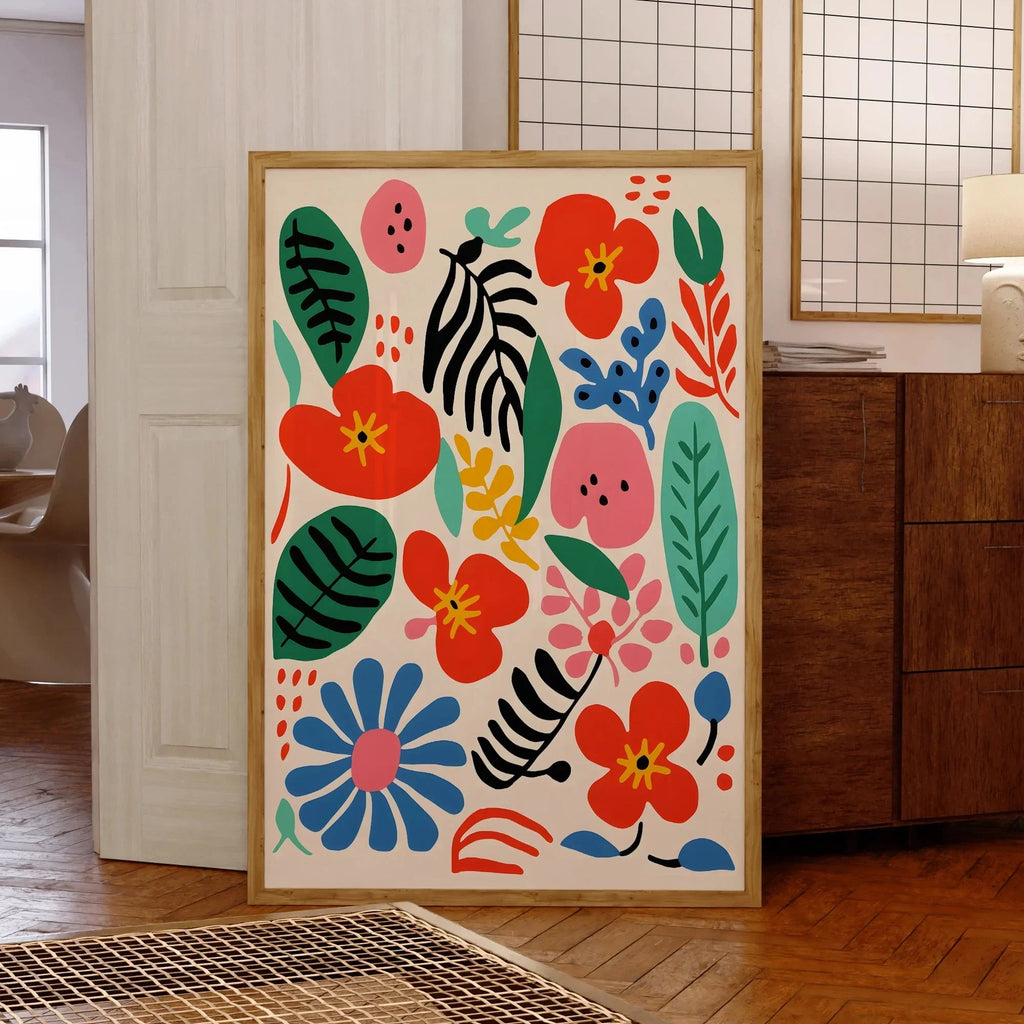 Dipinto su Tela di Fiori Brisa