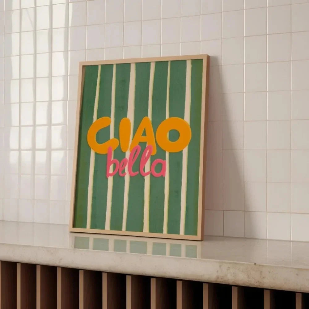 Bella Ciao Arte da Parete in Tela