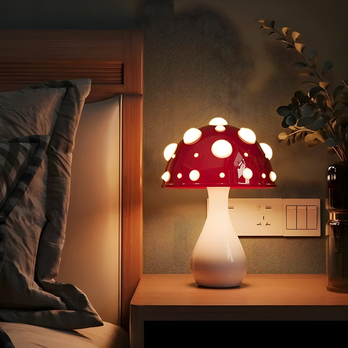 Lampada AmanitaDream - Lampada a LED a muro Amanita Pilz