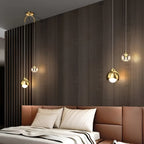 Lampada a sospensione in cristallo – Design elegante in stile scandinavo | Perfetta per camera da letto, soggiorno e tavolo da pranzo