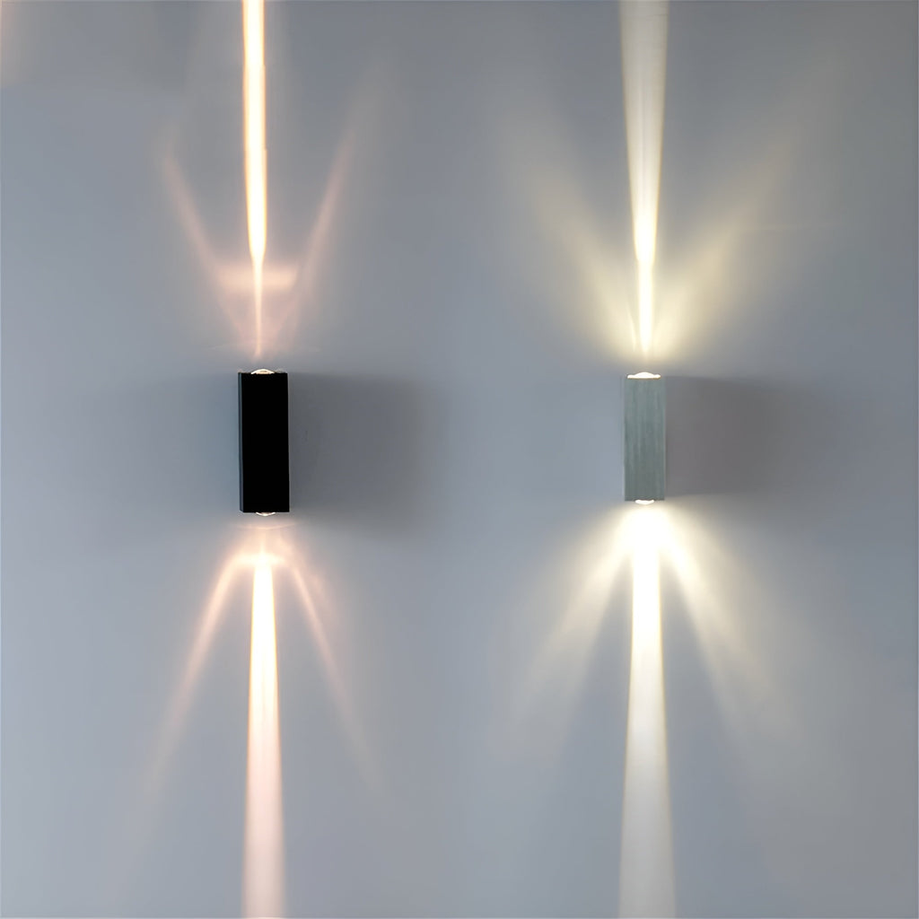 StoneGlow – Lampada a parete LED con effetto cemento per illuminazione interna ed esterna resistente alle intemperie