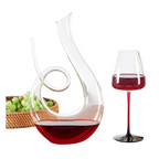 Decanter per vino Schwan Spirale – Design a spirale elegante | 1500 ml per casa o bar