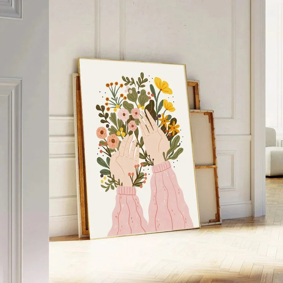 Stampa su Tela Ragazza Boho Fashion