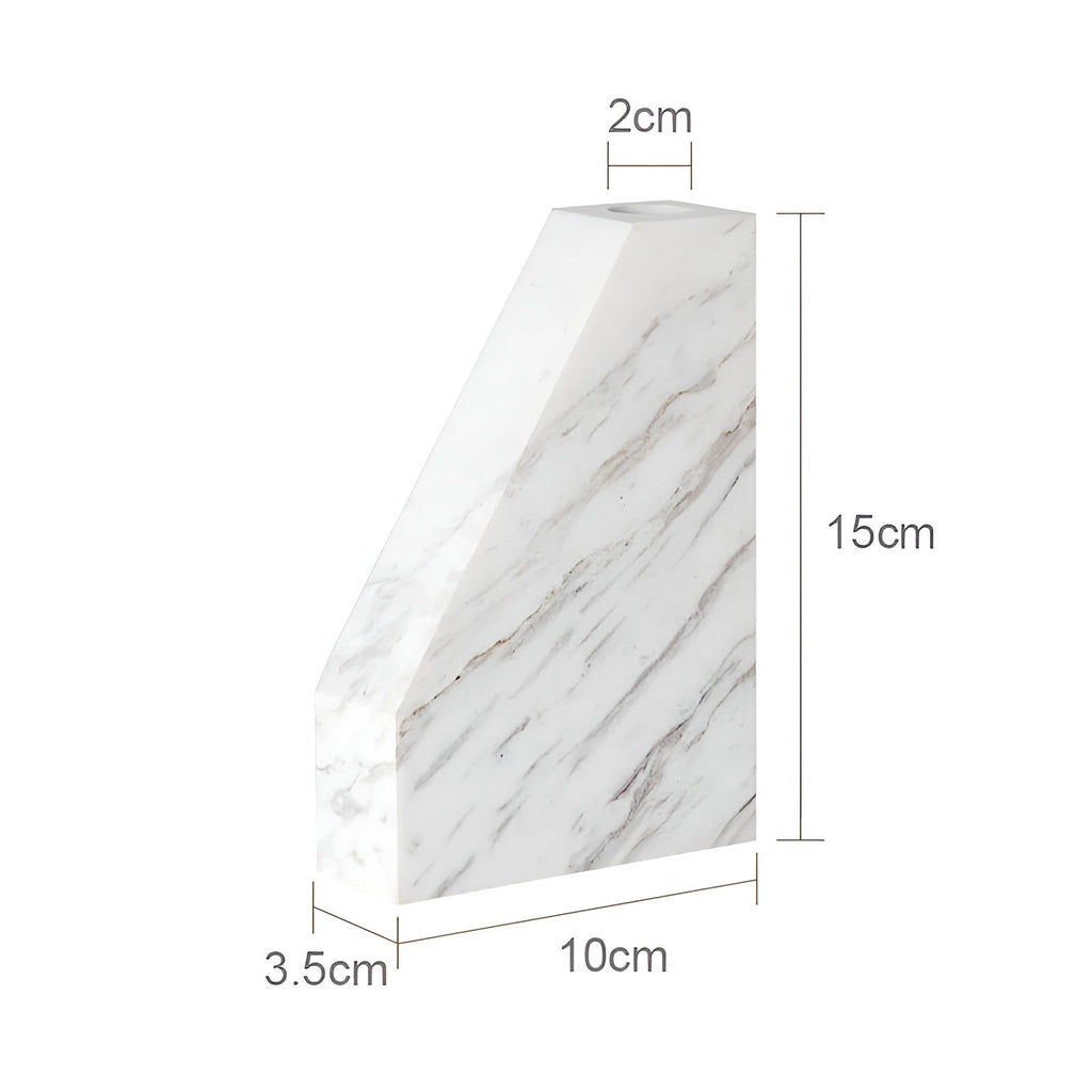 Set da Bagno in Marmo Bianco – Dispenser per Sapone, Porta Sapone, Spazzola per WC & Vassoio | Eleganti Accessori da Bagno