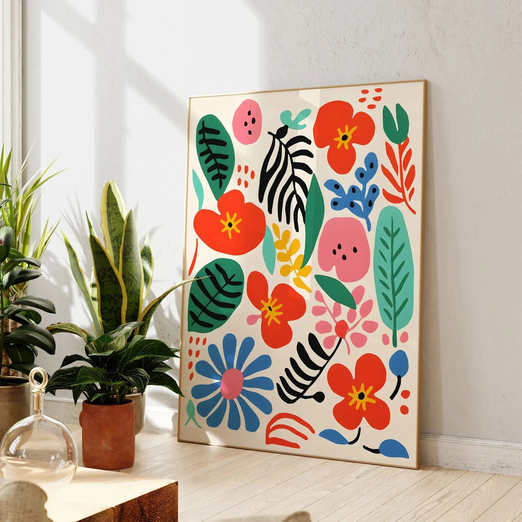 Dipinto su Tela di Fiori Brisa