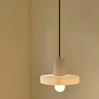 Lampada a sospensione in rame e marmo – design moderno e elegante | Perfetta per camere da letto e sale da pranzo