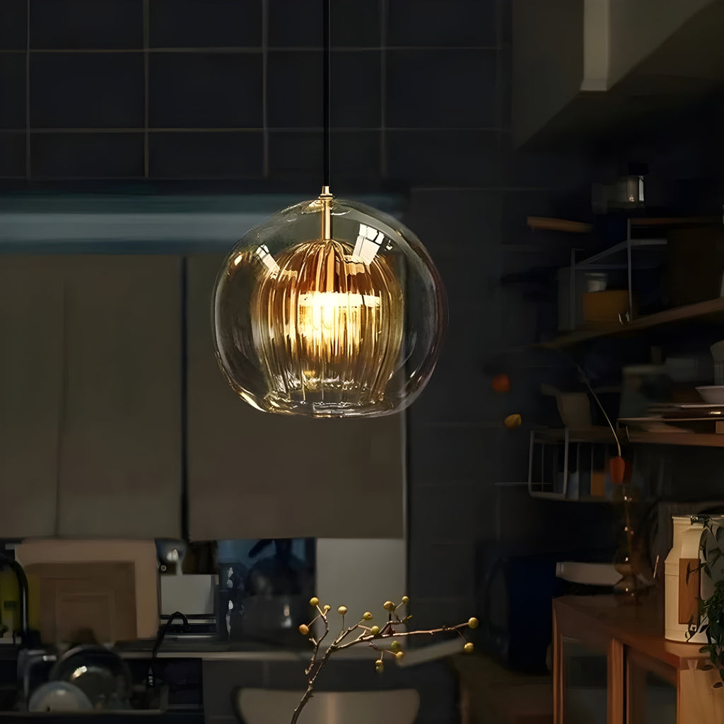 FrostedGlow Light – Lampada a sospensione in vetro moderna