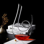 Decanter per vino Schwan Spirale – Design a spirale elegante | 1500 ml per casa o bar