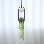 BotanicAura Light – Lampada a sospensione LED nordica con vaso per piante