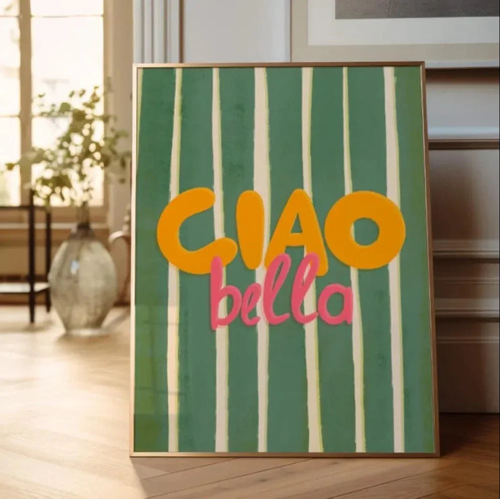 Bella Ciao Arte da Parete in Tela