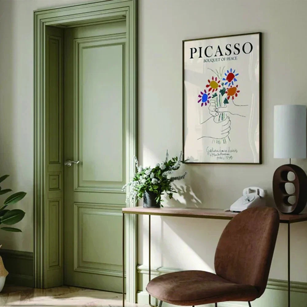 Picasso “Bouquet of Peace” Stampa su Tela