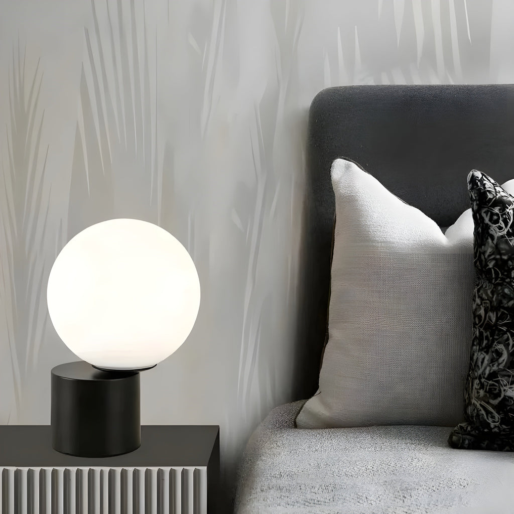 GlowSphere Light – Moderna lampada da tavolo in vetro