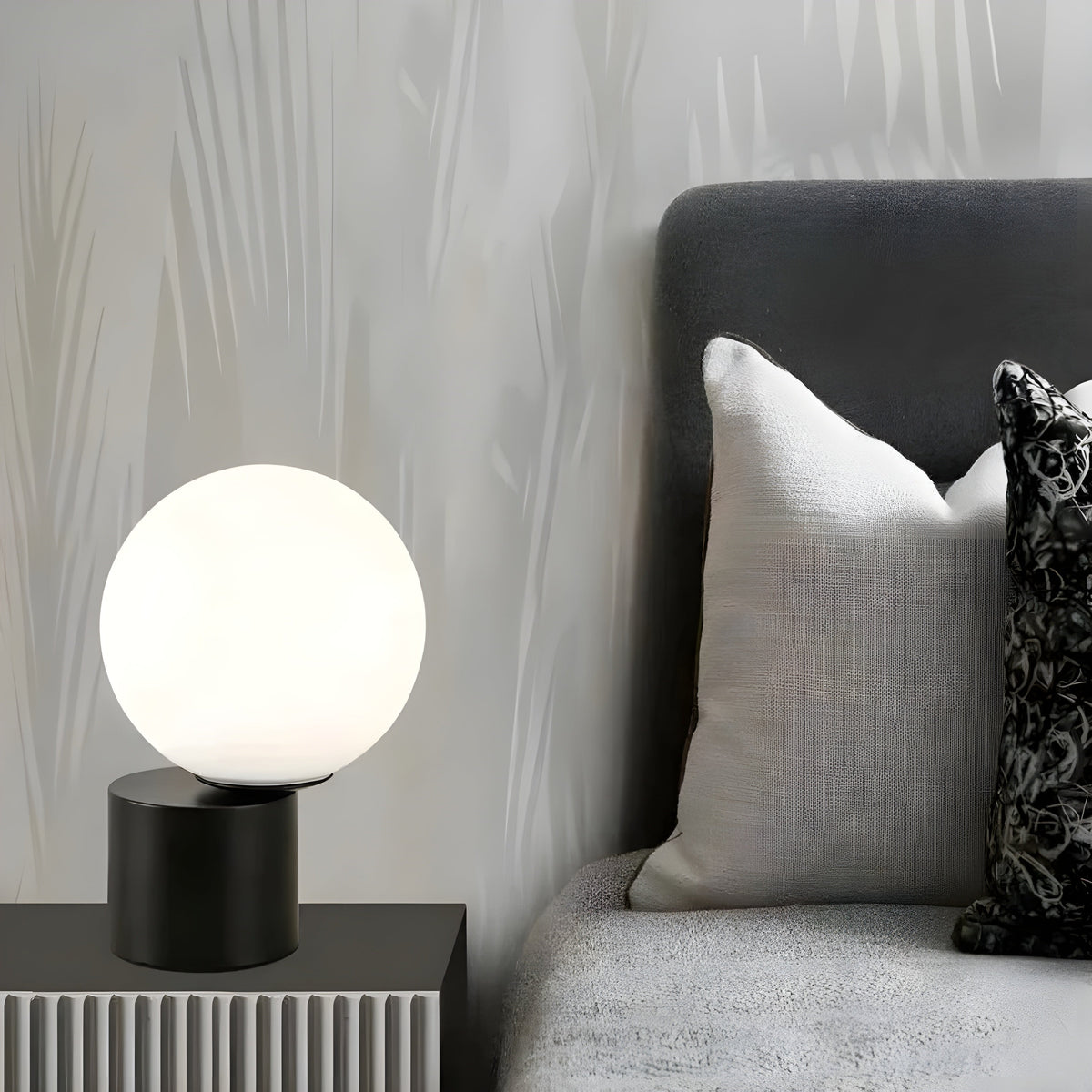GlowSphere Light – Moderna lampada da tavolo in vetro