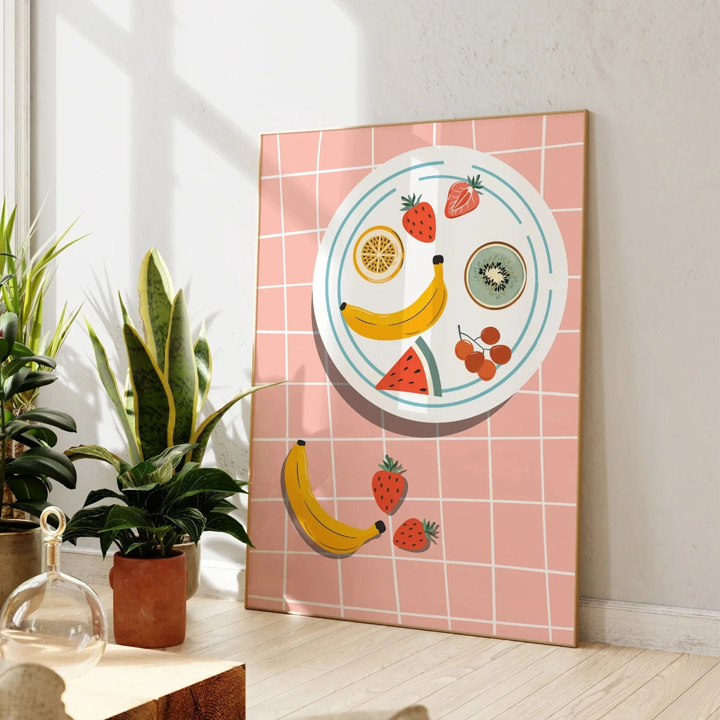 Arte Murale Piatto di Frutta