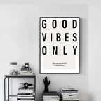 Arte da Parete Solo Vibrazioni Positive