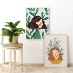 Stampa su Tela Ragazza Boho Fashion