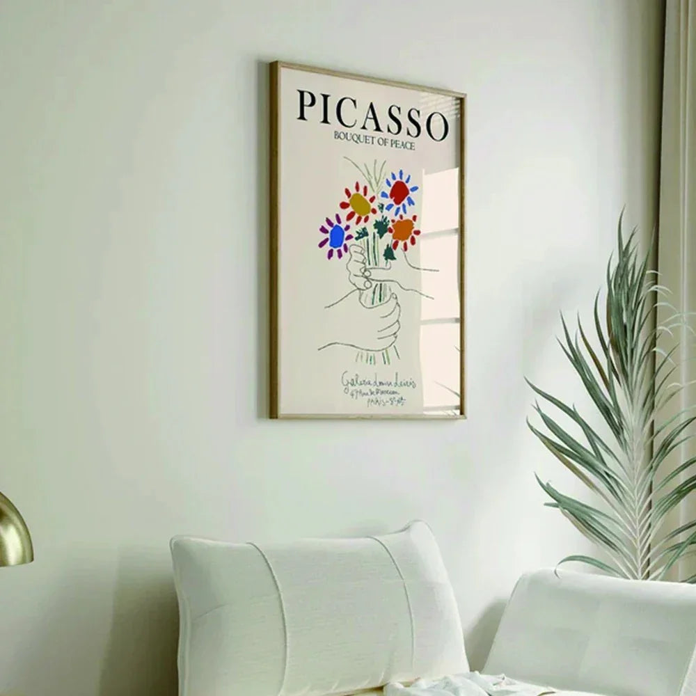 Picasso “Bouquet of Peace” Stampa su Tela