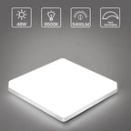 Lampada da soffitto LED quadrata – Luce uniforme e piacevole | Adatta per soggiorno e bagno