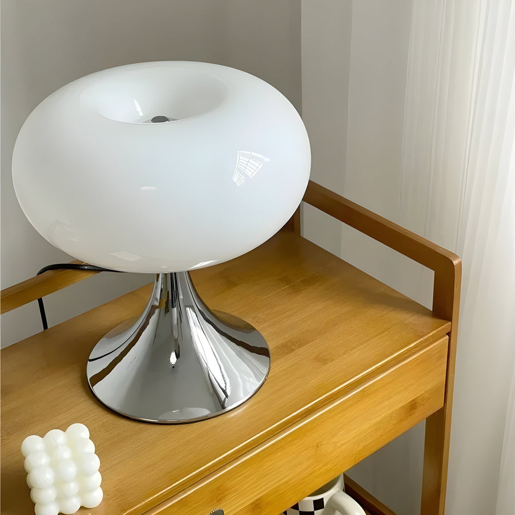 Lampada SereneCrystal - Elegante Lampada da Tavolo Retro