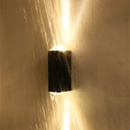 StoneGlow – Lampada a parete LED con effetto cemento per illuminazione interna ed esterna resistente alle intemperie