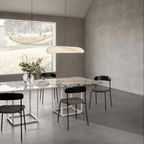 Lampadario in Seta Stile Japandi