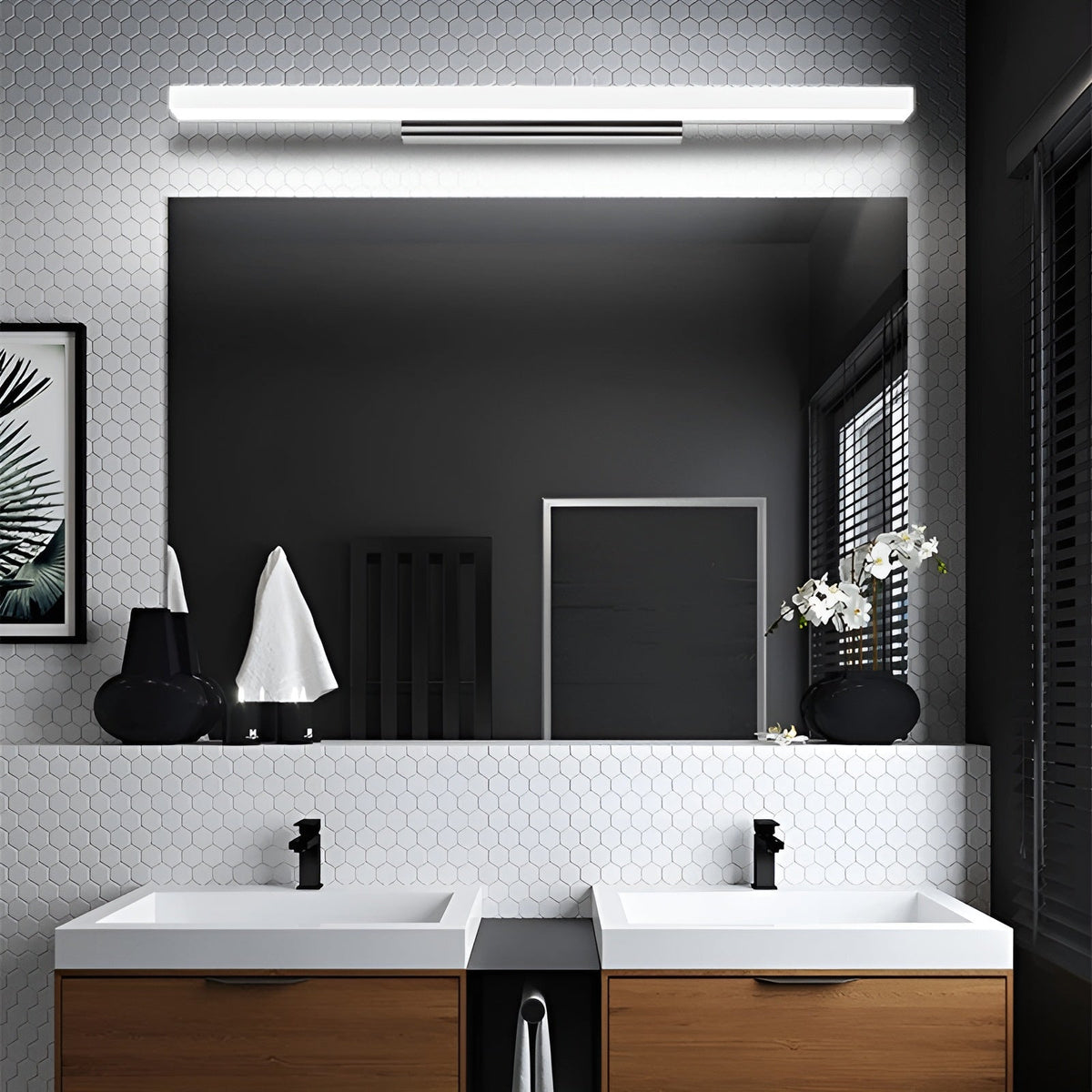 Moderna Applique LED – Resistente all'umidità & Stile | Ideale per Bagno e Camera da Letto