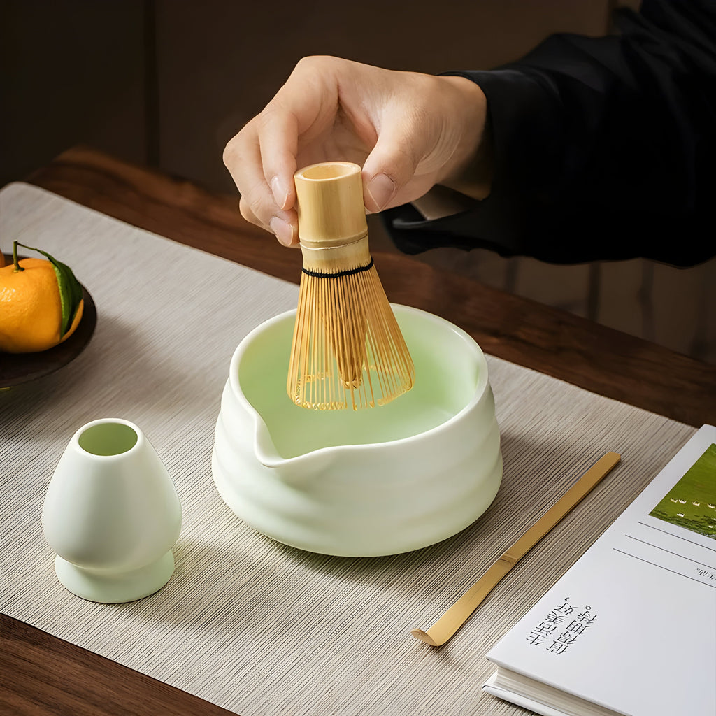 Set di Matcha in Ceramica – Tradizionale Set da Tè Giapponese per Momenti di Relax