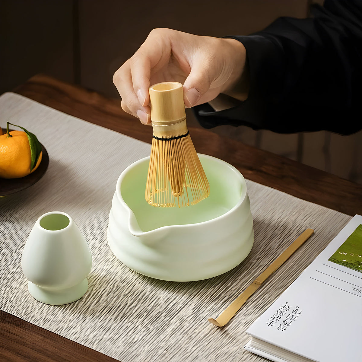 Set di Matcha in Ceramica – Tradizionale Set da Tè Giapponese per Momenti di Relax