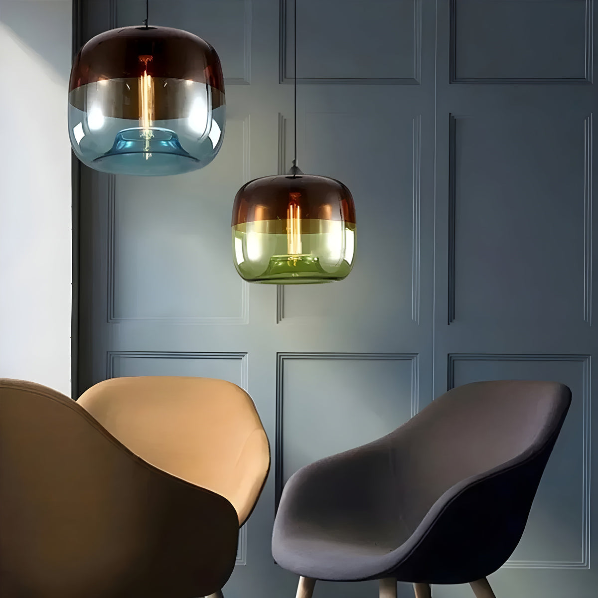 RetroCharm Light - Lampada a sospensione nordica colorata