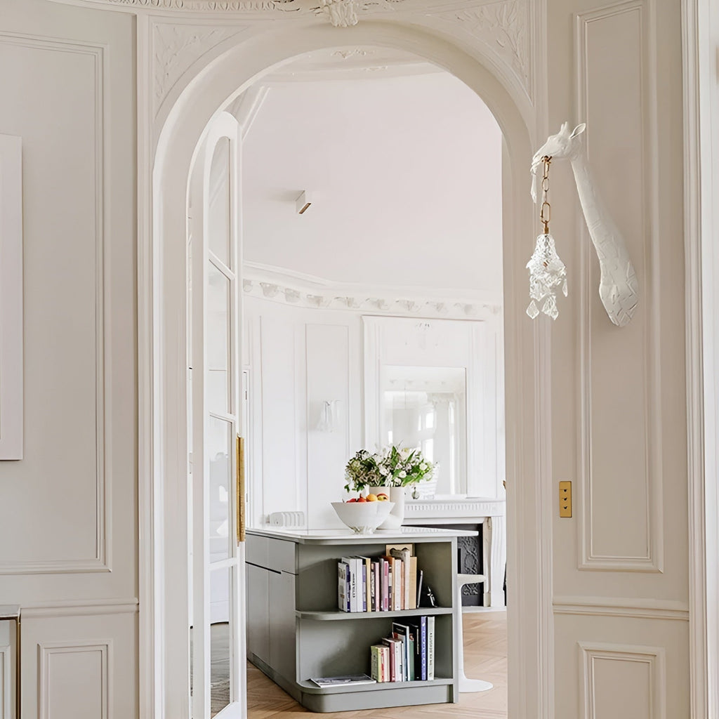 Lampada da parete con motivo giraffa – Illuminazione LED decorativa per soggiorno