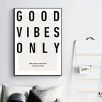 Arte da Parete Solo Vibrazioni Positive