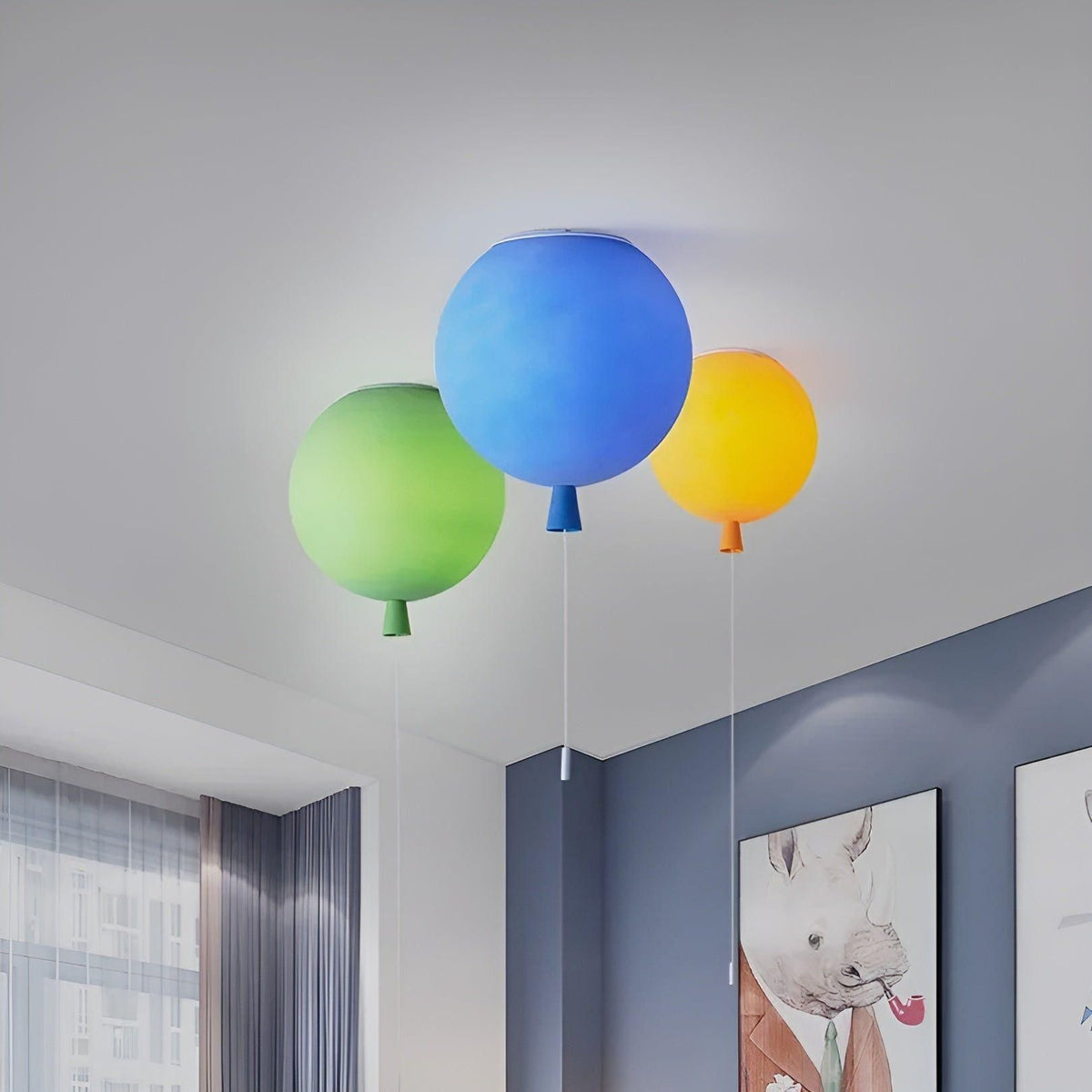 Lampada a Sospensione LED Balloon – Illuminazione Creativa e Decorativa per Ambienti