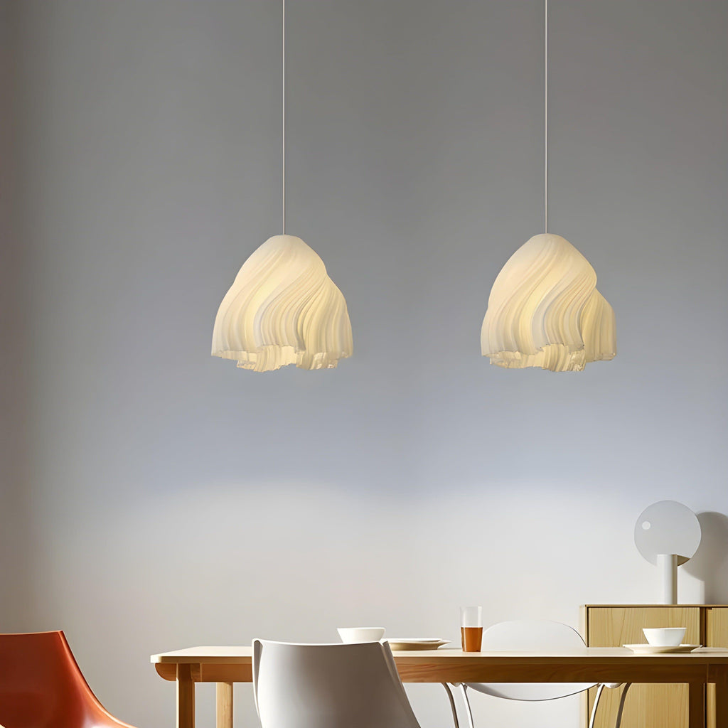 FloraBloom Light - Fiore stampato in 3D nordico come lampada sospesa