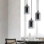 SkyGleam Light - Moderna Lampada a Sospensione in Vetro Doppio