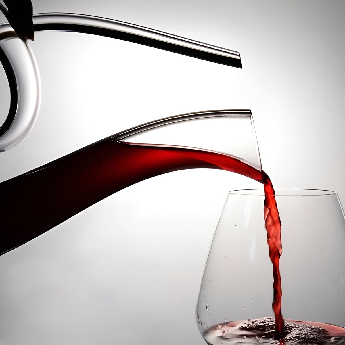 Decanter per vino Schwan Spirale – Design a spirale elegante | 1500 ml per casa o bar