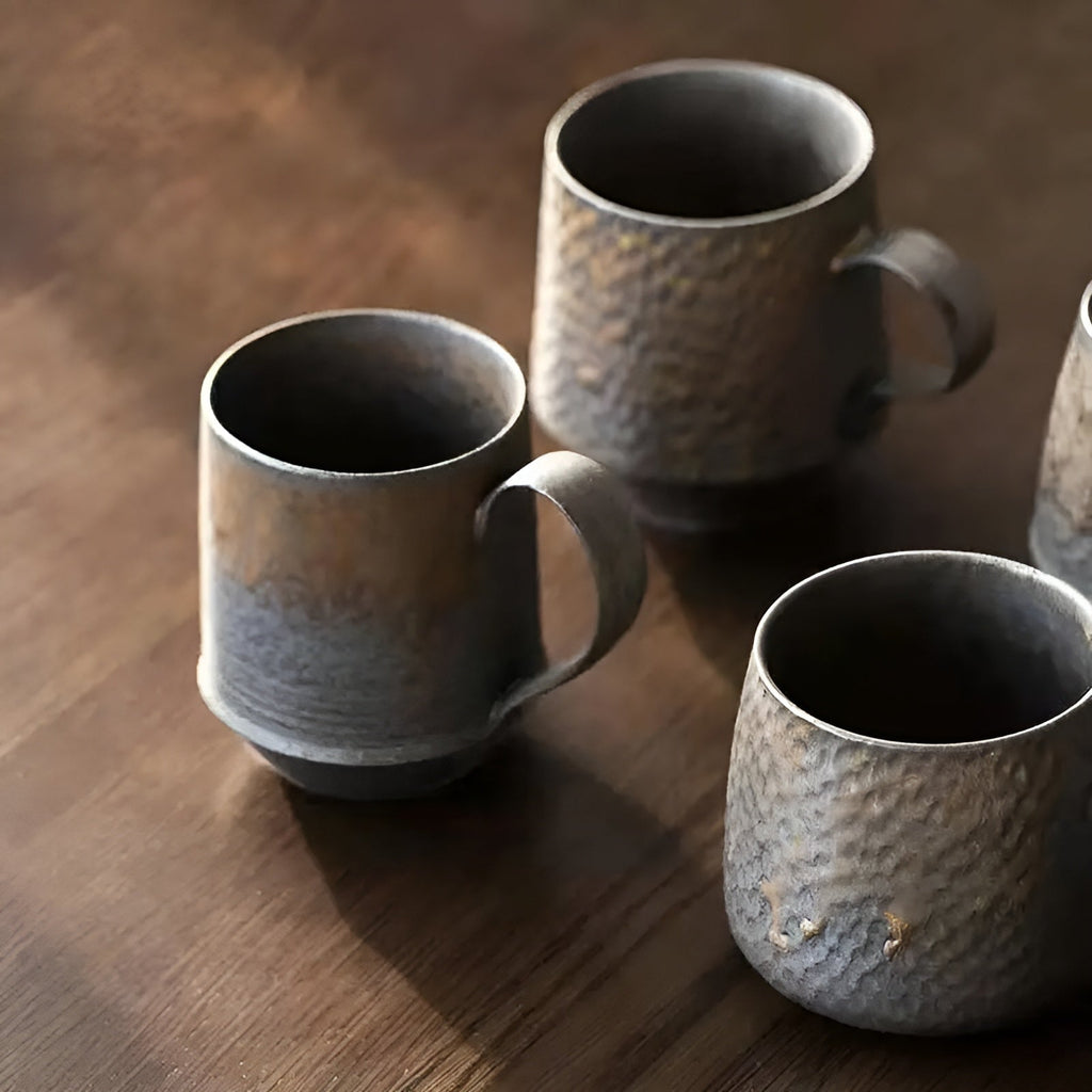 Tazza da caffè in stile rustico – Calda e Confortevole per l'Autunno