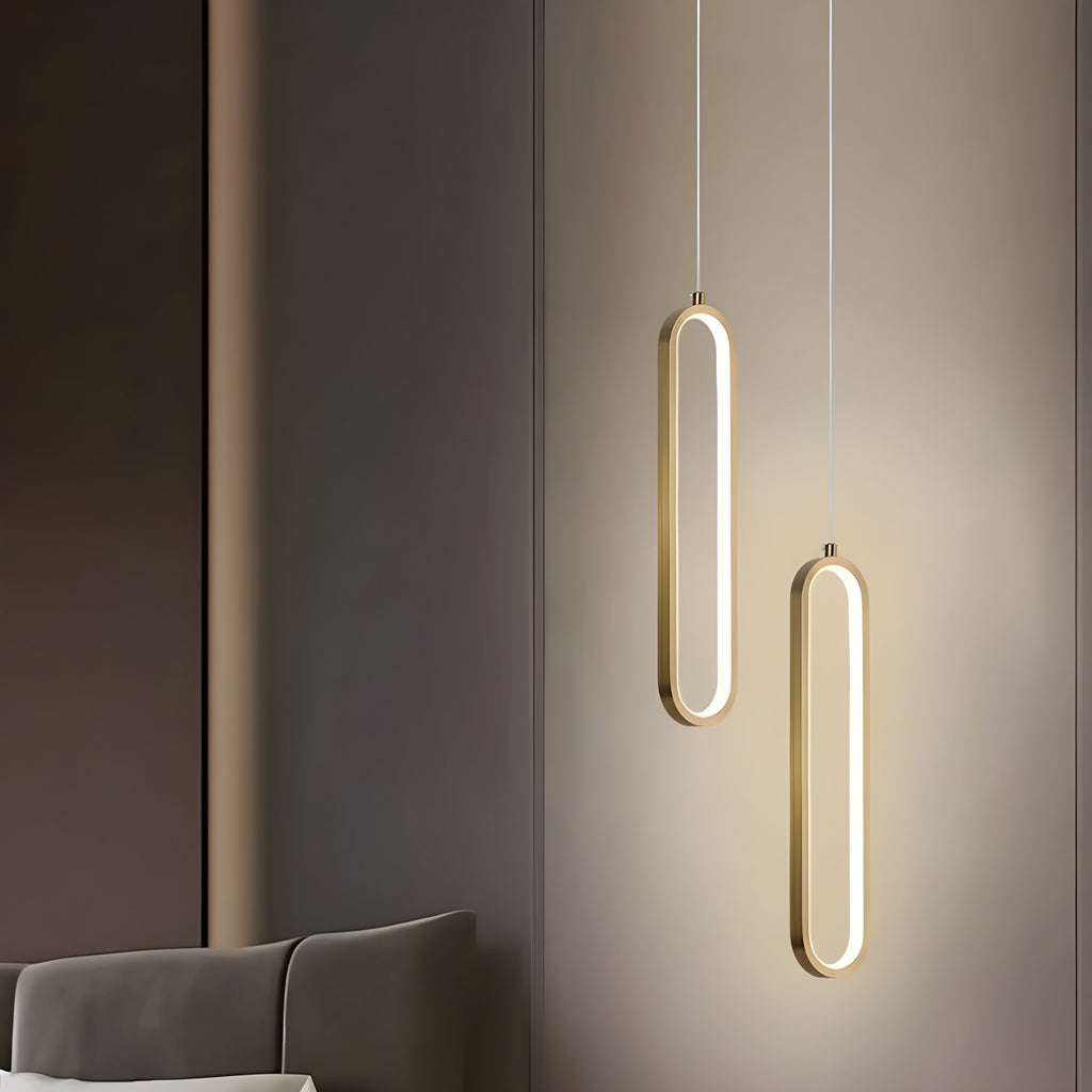 GildedGlow Light - Lampada a sospensione LED decorativa