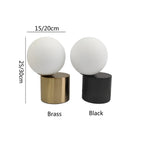 GlowSphere Light – Moderna lampada da tavolo in vetro