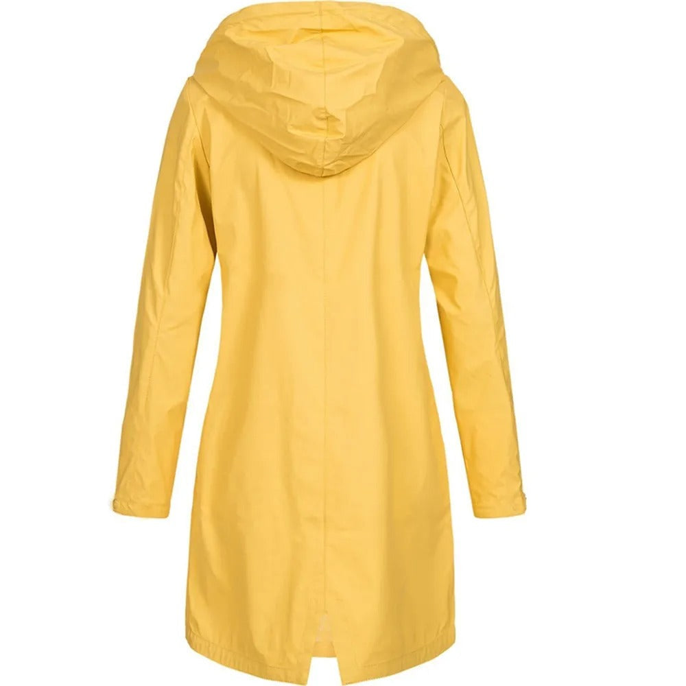 Giacca da Donna Impermeabile con Cappuccio – Protezione Leggera contro la Pioggia