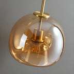 LustroCeil Light - Lampada da soffitto in vetro minimalista