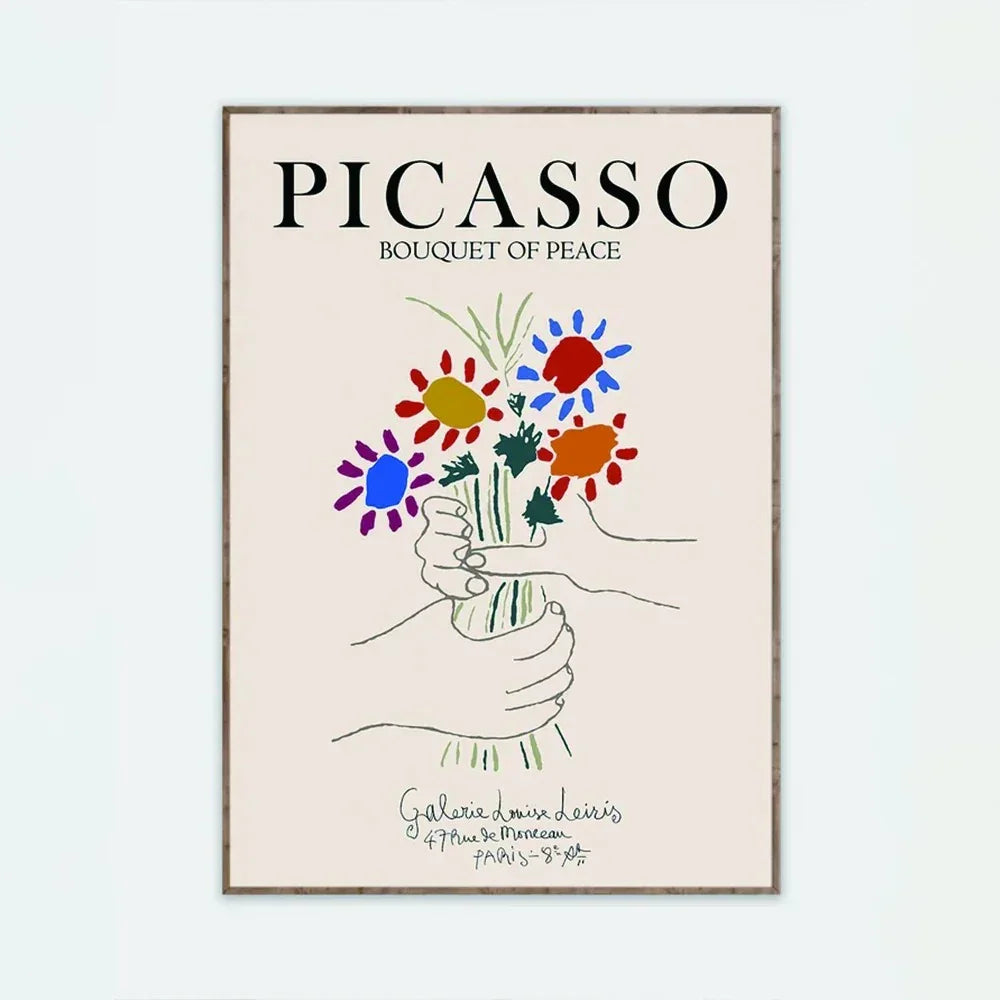 Picasso “Bouquet of Peace” Stampa su Tela