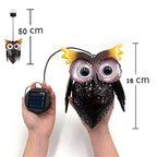 LumiOwl Light - Lampada a forma di gufo appesa a energia solare