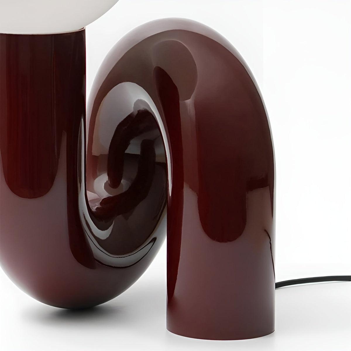 Lampada da tavolo in vetro minimalista – Design nordico elegante | Perfetta per camera da letto, soggiorno e ufficio