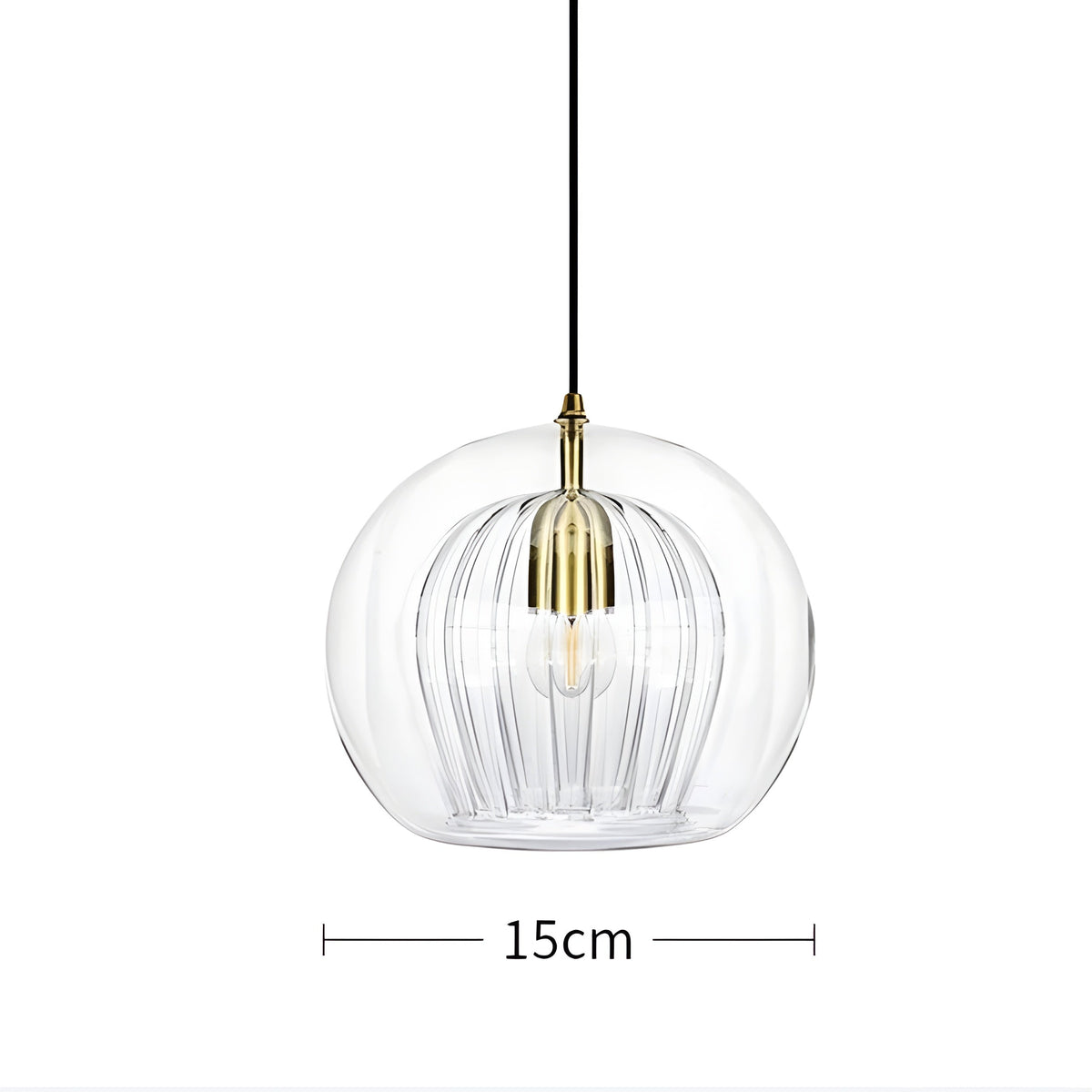 FrostedGlow Light – Lampada a sospensione in vetro moderna