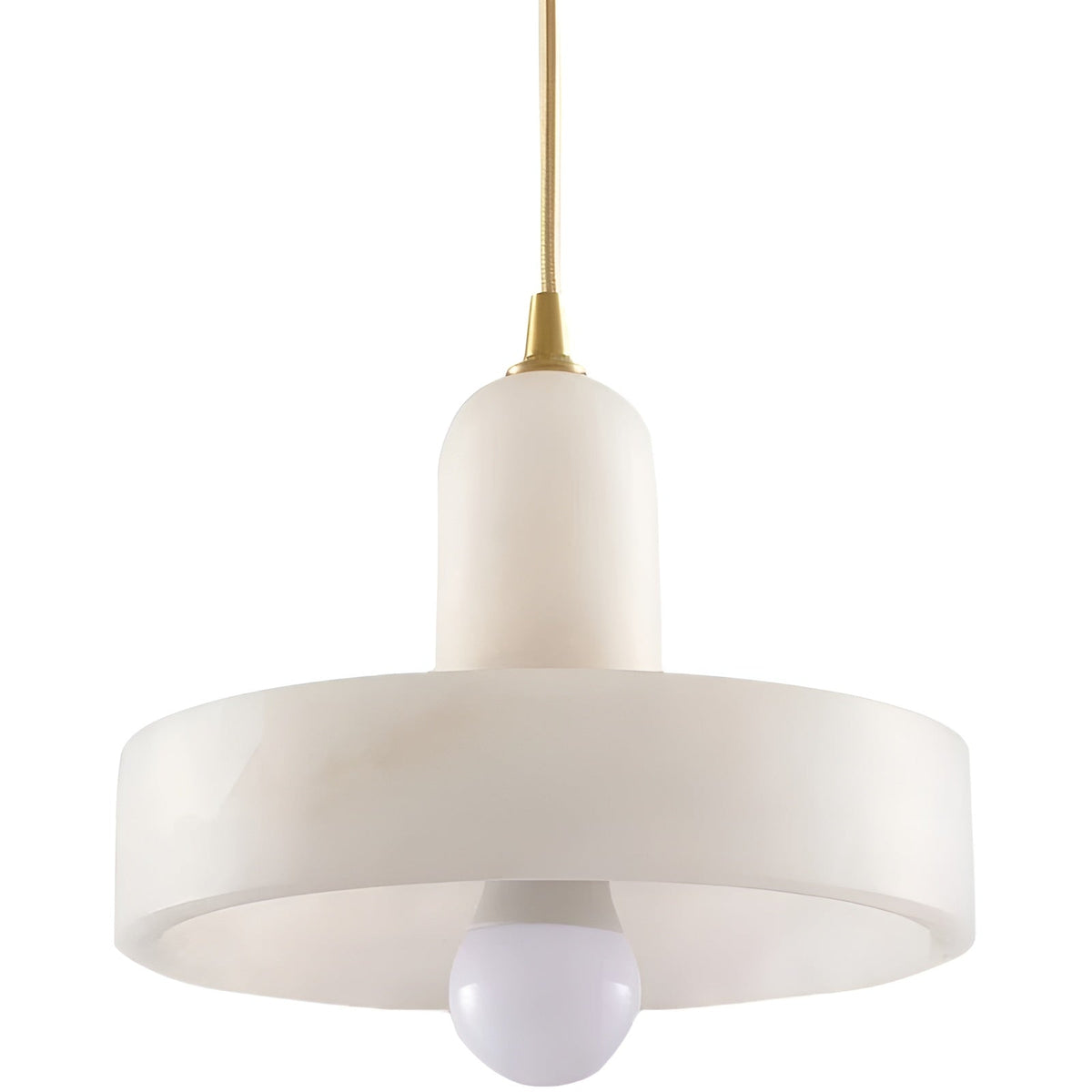 Lampada a sospensione in rame e marmo – design moderno e elegante | Perfetta per camere da letto e sale da pranzo