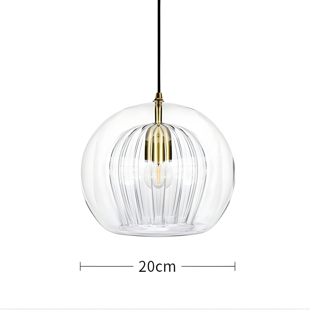 FrostedGlow Light – Lampada a sospensione in vetro moderna