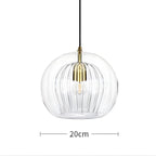 FrostedGlow Light – Lampada a sospensione in vetro moderna
