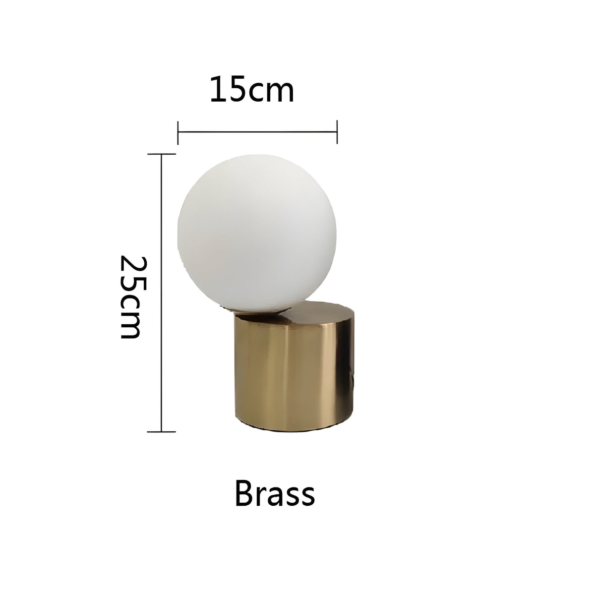 GlowSphere Light – Moderna lampada da tavolo in vetro