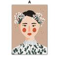 Stampa su Tela Ragazza Boho Fashion