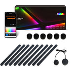 Smarte RGB Applique – Cambio colore e controllo musicale | Illuminazione ambientale perfetta per TV, camera da letto e sala giochi